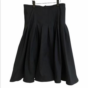 Tadashi Shoji Petite Pleated Flared Short Skirt
